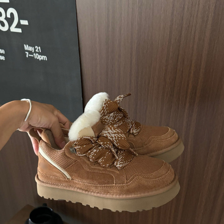 Cozy women's warm winter boots. Slip-on design for easy wear in cold weather & snow. Comfortable fashion footwear.