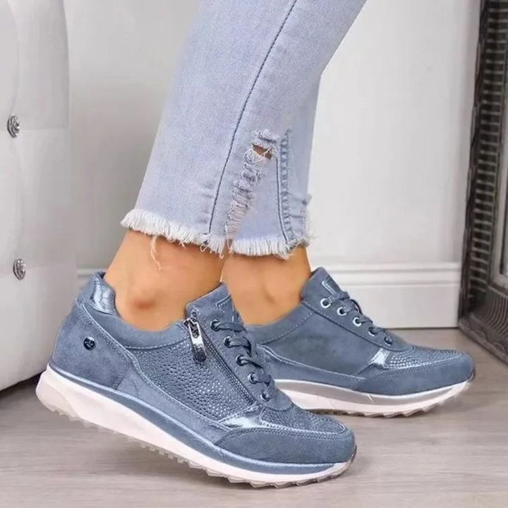 Non-slip women's waterproof walking shoes for comfort, improved posture, & versatile outdoor adventures.