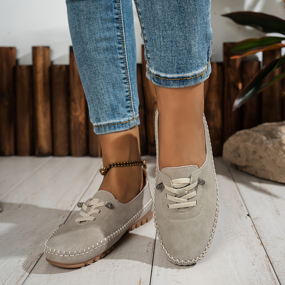 Walk with ease in these women's slip-on comfort shoes. Arch support & sensitive foot design for daily activity.