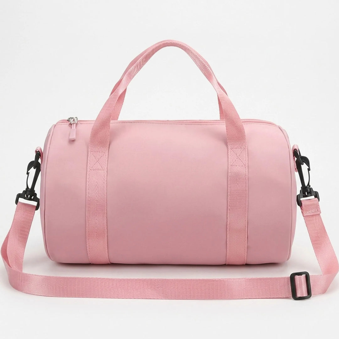 Versatile women's duffel bag, lightweight & compact for gym, sports, or short trips.