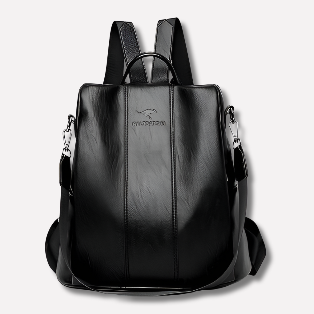 Women's convertible anti-theft backpack purse, easily transforms into a shoulder or crossbody bag for secure travel.