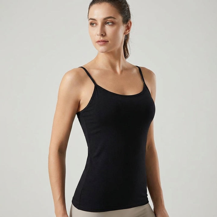 Tara women's tank top, integrated bustier support, soft cotton, perfect for everyday comfort