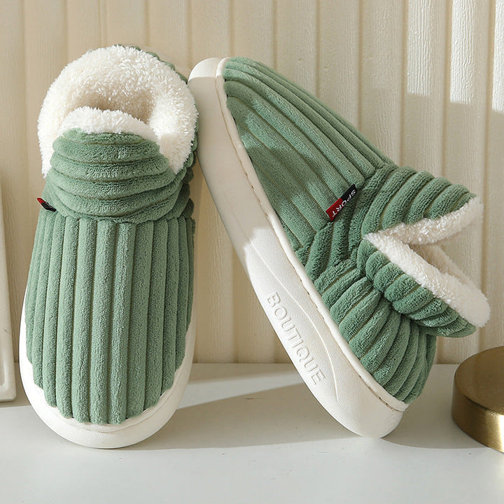 Women's Cozy Aurora Comfort House Slippers, plush indoor shoes for ultimate relaxation & warmth.