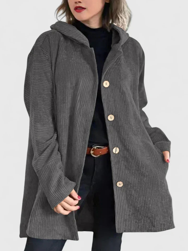 Cozy women's jacket for everyday wear. Warm, comfortable, and stylish outerwear for cold weather.