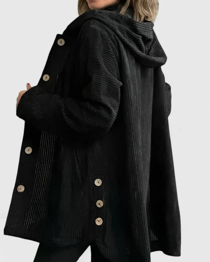 Stylish women's everyday outerwear. This cozy jacket offers warmth & comfort for cool autumn days.