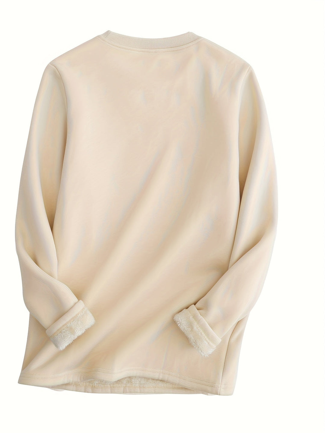 Soft Liona fleece crewneck sweatshirt for women, featuring the inspiring 'Perfect Imperfect' graphic design.
