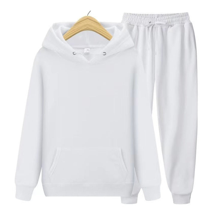 Women's cozy hooded sweatshirt & jogger set. Relaxed fit twopiece for lounge, casual style, and ultimate comfort.