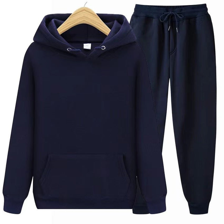 Everyday women's hooded sweatshirt & jogger set. Twopiece lounge wear offering comfort, style, & a relaxed fit.