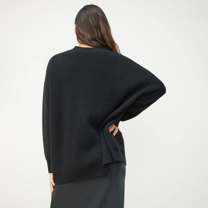 Emery women's cozy knit cardigan, a comfortable and oversized jacket for everyday style.