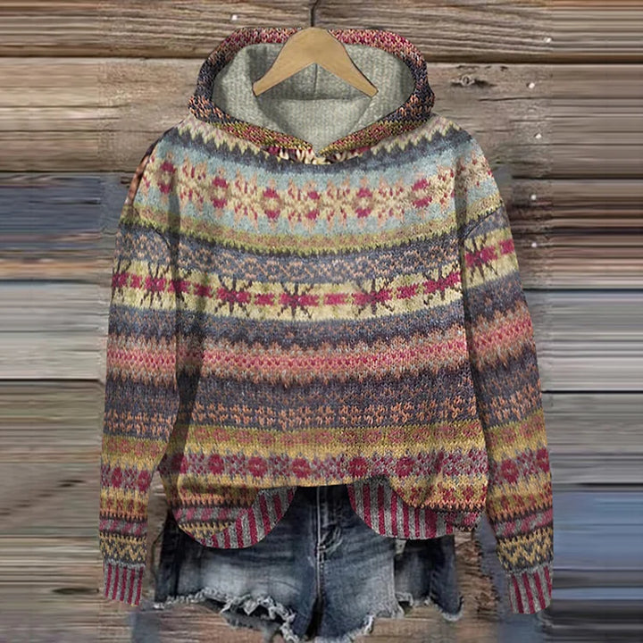 Women's cozy oversized warm hoodie for fall/winter, perfect for comfortable layering and relaxed casual wear.