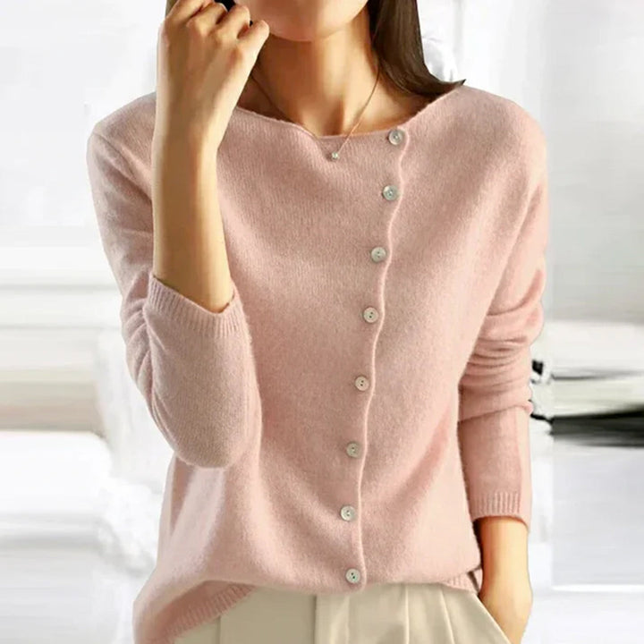 Women's cozy pullover sweater for comfortable everyday style, perfect for casual fall & winter layering.