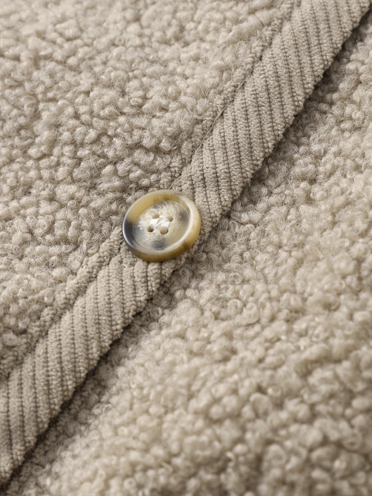 Stay warm with this women's cozy teddy fleece vest, perfect for winter fashion and layering.