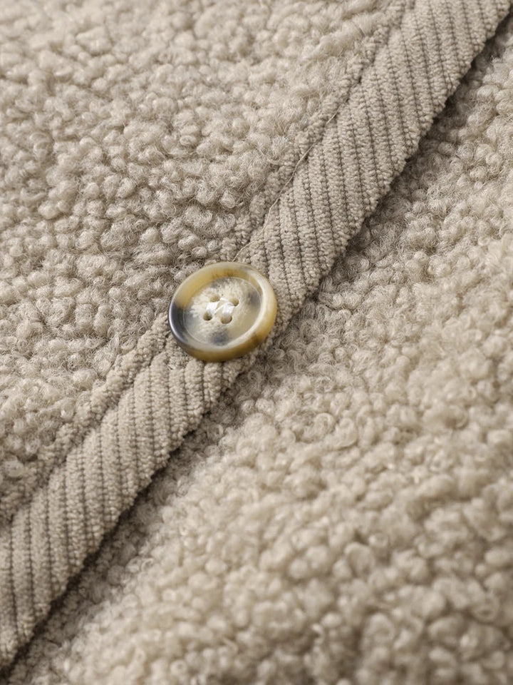 Stay warm with this women's cozy teddy fleece vest, perfect for winter fashion and layering.