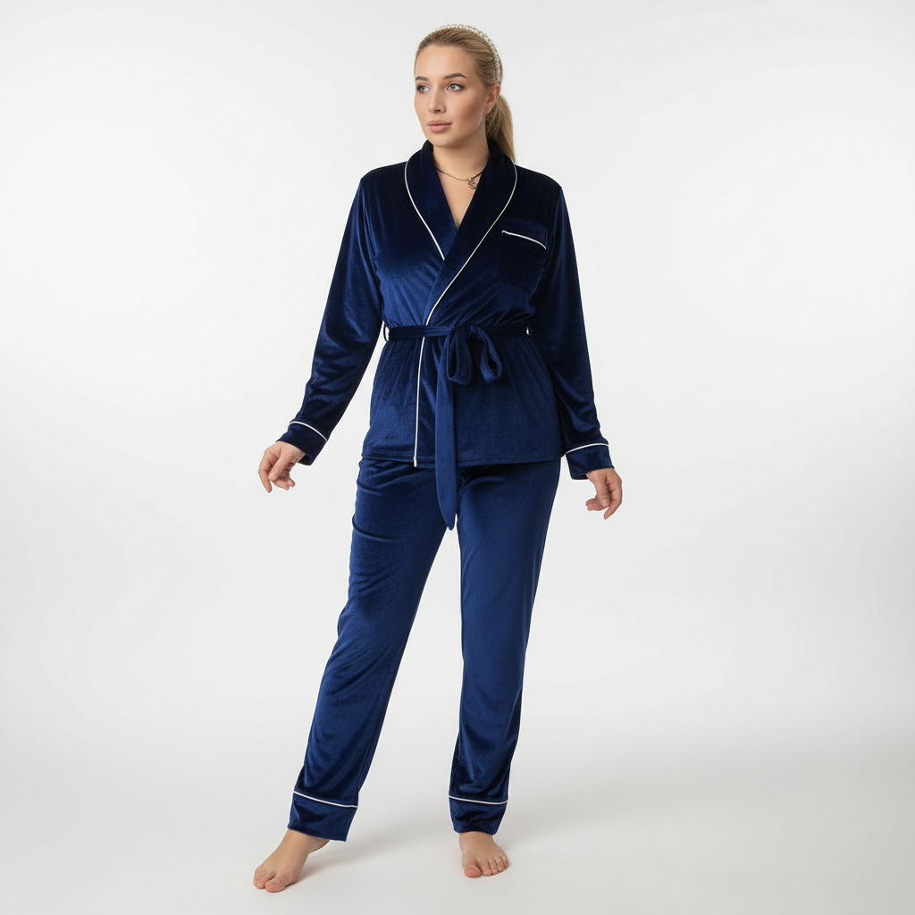 Comfortable women's sleepwear set, Marie style, perfect two-piece pajamas for home wear
