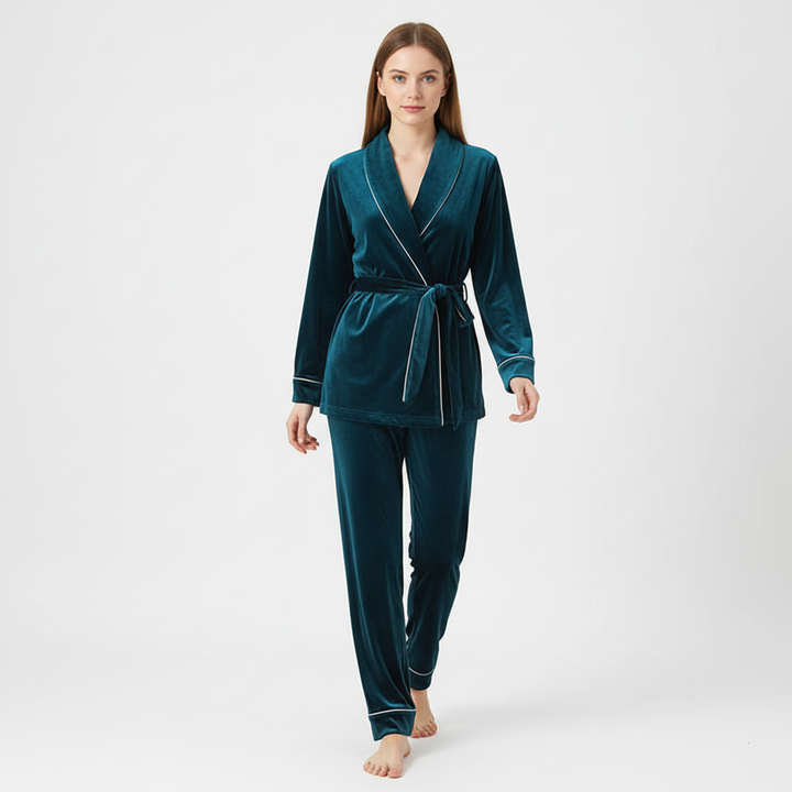 Marie women's pajama set, comfortable and cozy sleepwear, perfect for loungewear at home