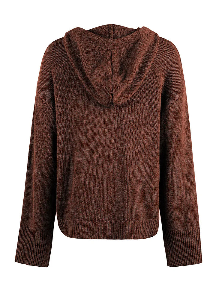 Women's all-season weekender cardigan hoodie, a versatile addition to any wardrobe.