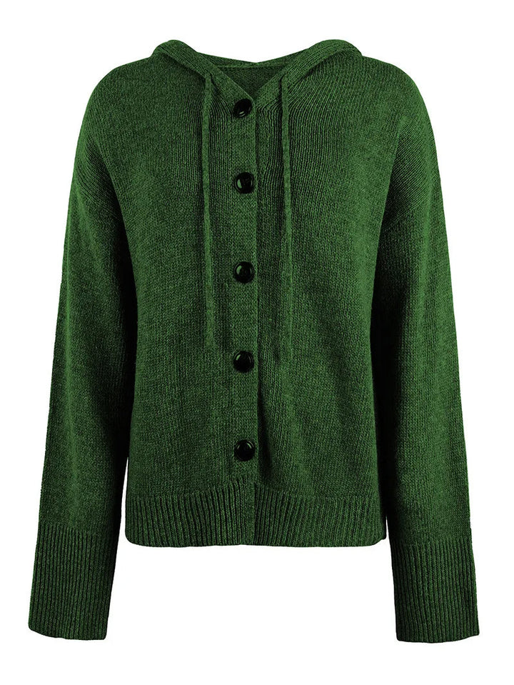 Comfortable women's casual hoodie cardigan, an essential for cozy weekends.