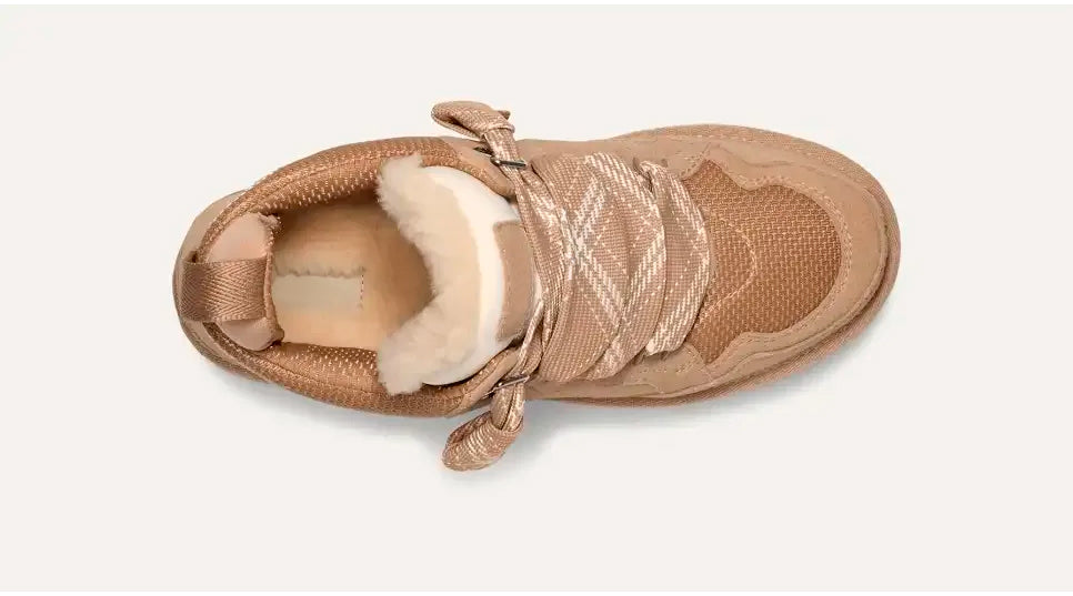 Comfortable women's winter slip-on shoes, weather-resistant & ankle-high.