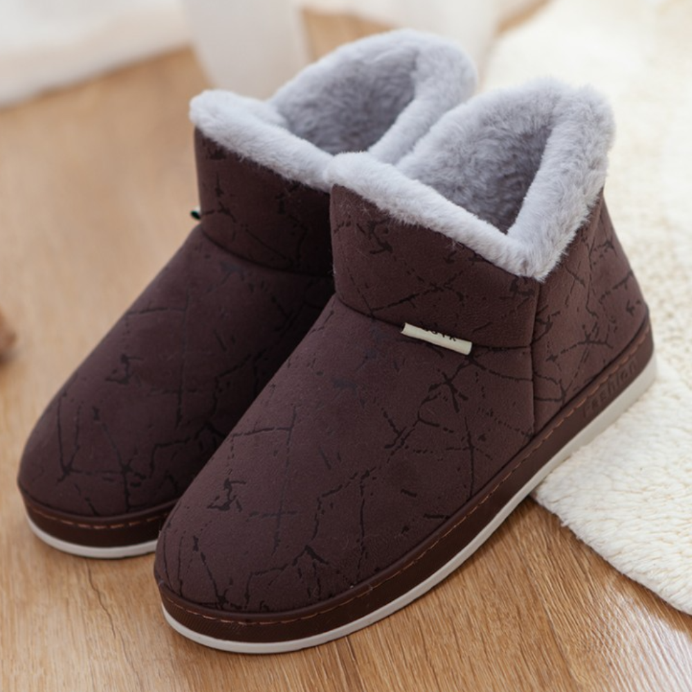 Women's cozy winter slippers for ultimate warmth & comfort at home.