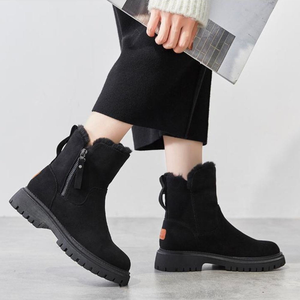 Stylish CozyStride women's insulated winter boots, perfect for cold weather and everyday comfort.