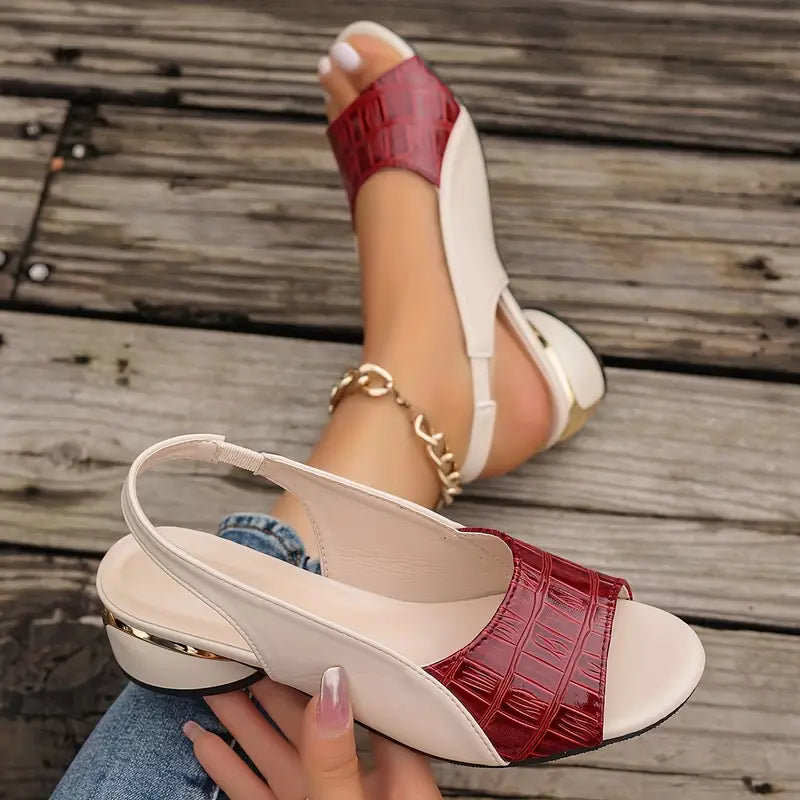 Versatile women's leather walking sandals with soft cushioning, great for summer everyday fashion & comfort.
