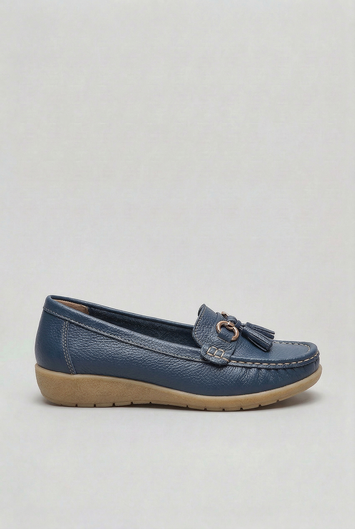 Stylish women's slip-on loafers, cushioned for ultimate everyday comfort and classic look.