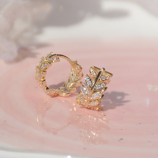 Sparkling crystal statement earrings for women, a brilliant fashion accessory.