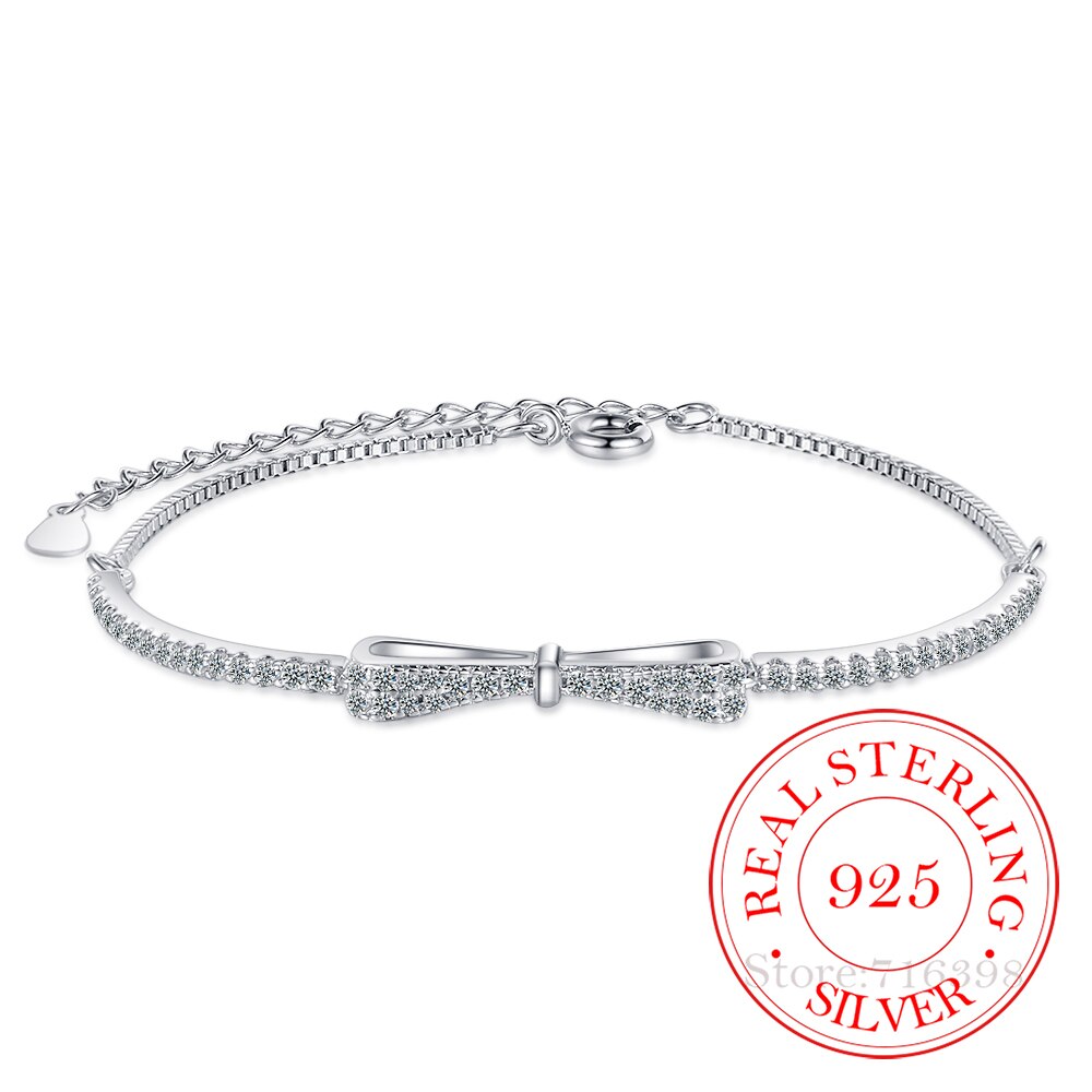 Women's dazzling zirconia silver tennis bracelet, elegant fine jewelry perfect for special occasions.