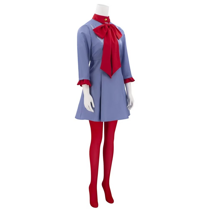 Elegant women's dramatic cosplay costume, ideal for stage performance, themed parties, & event outfits.