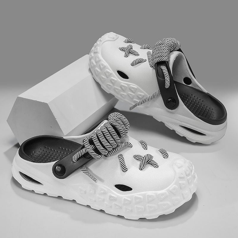 Women's Echo Laced Clogs, perfect for casual summer style. Comfortable & breathable.