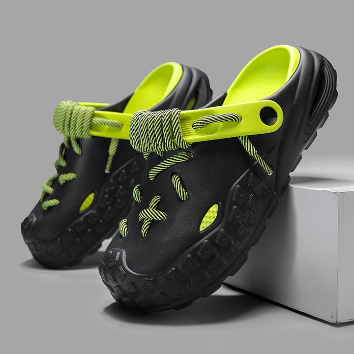 Water-friendly women's clogs, Echo Laced. Adjustable & breathable for outdoor fun.