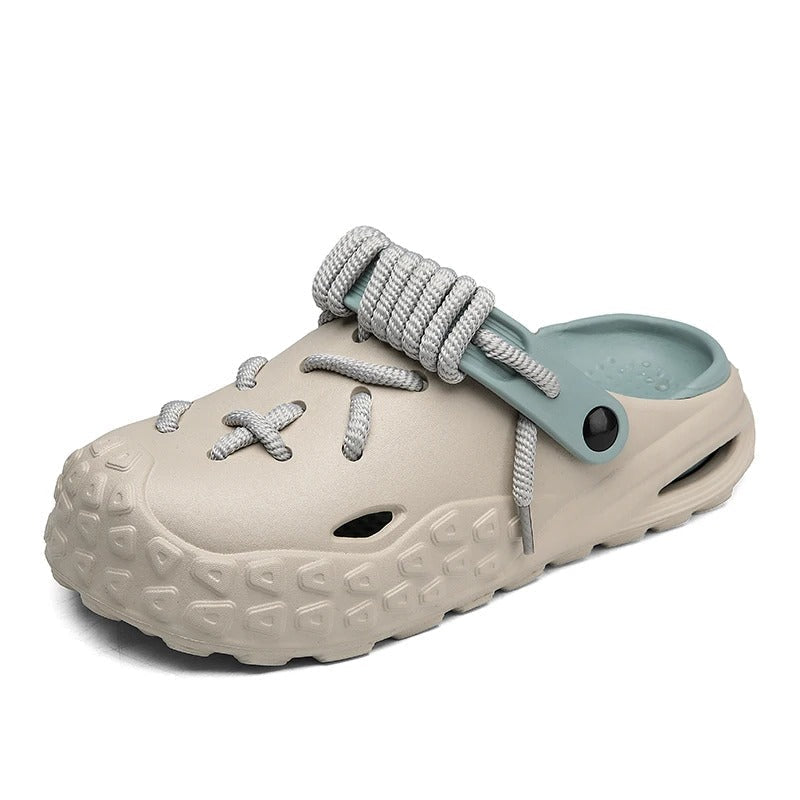 Breathable women's Echo Laced Clogs. Ideal lightweight footwear for summer adventures.