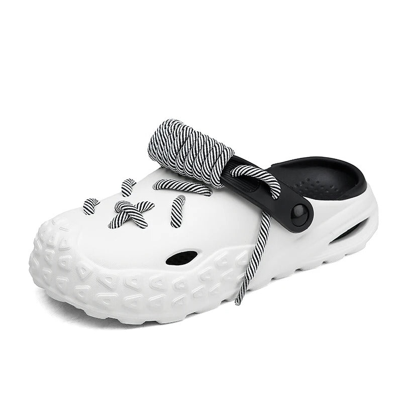 Women's Echo Laced Slides. Enjoy customizable comfort, adjustable style & lightweight feel.