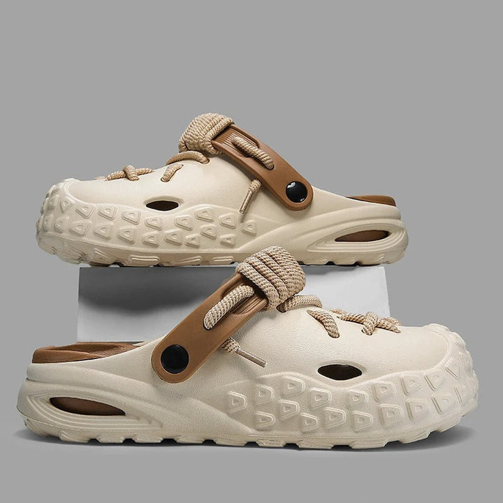 Customizable women's clogs, Echo Laced, offering breathability & lightweight feel.