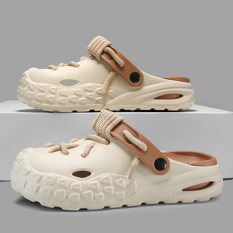 Laced clogs for women, Echo design. Enjoy adjustable comfort & water-friendly wear.