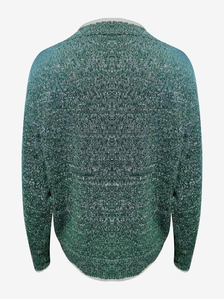 Soft and stylish women's notch V neck long sleeve top for ultimate comfort.