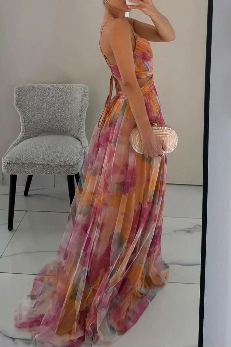 Effortless women's sleeveless maxi dress, a must-have for summer fashion and versatile styling.