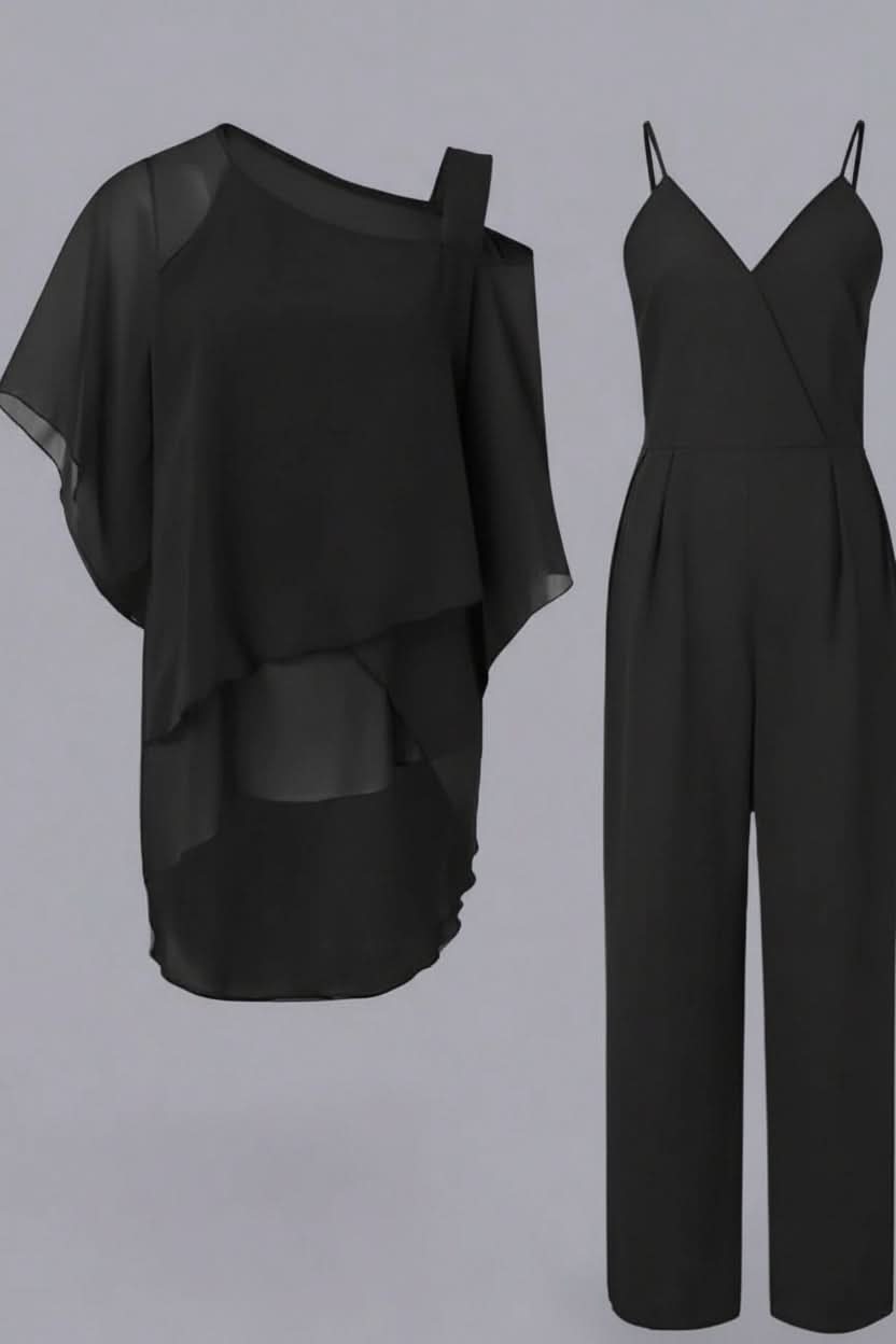 Effortless women's two-piece set, ideal for summer style, travel, and comfortable versatile wear.