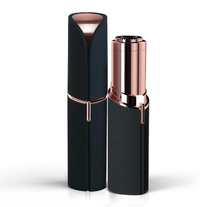 Compact electric facial hair remover, perfect for quick and easy beauty touch-ups
