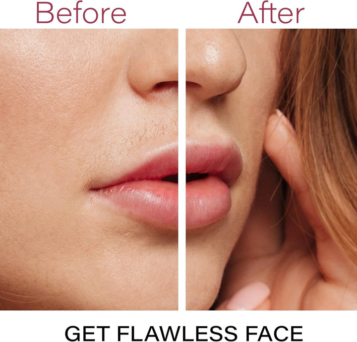 Rechargeable electric facial hair trimmer for women. Get soft, smooth skin with precision and ease.