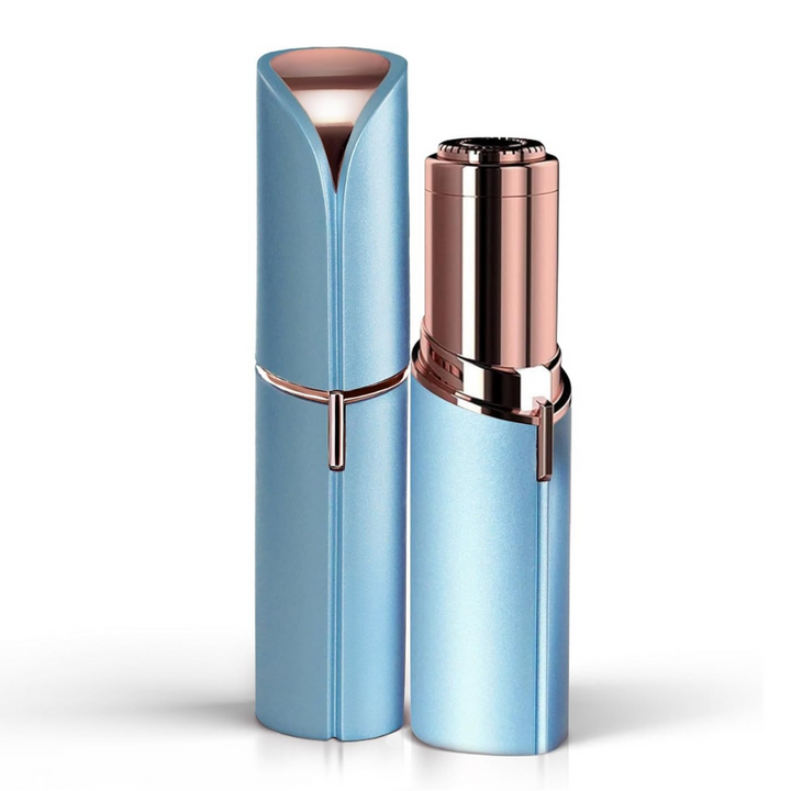 Compact women's electric facial hair remover. Perfect for smooth skin, dermaplaning, and touch-ups.