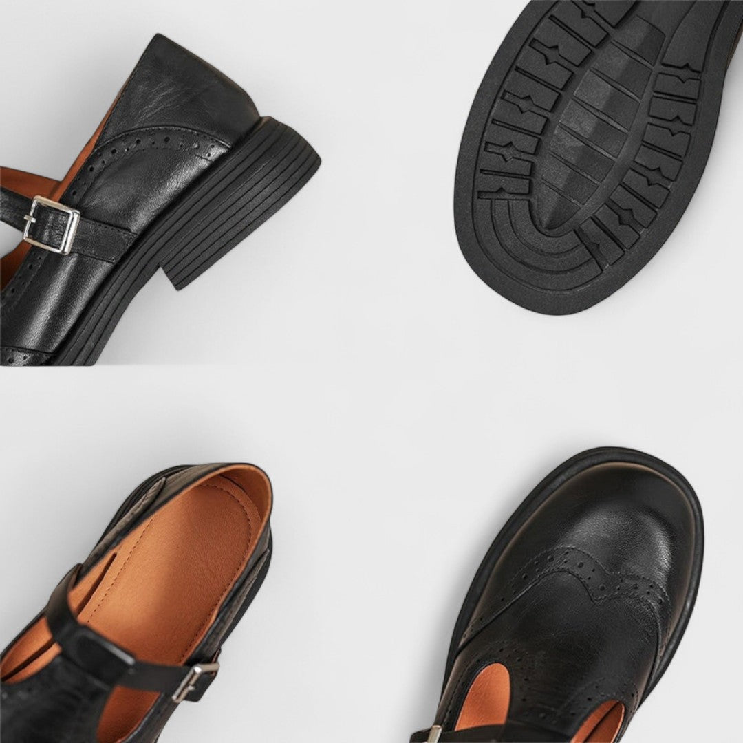 Versatile women's elegant Mary Jane slip-on shoes, great for office, casual & daily comfort.