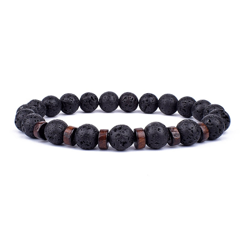 Natural stone bracelet for women, a chic blue gemstone fashion accessory with timeless appeal.