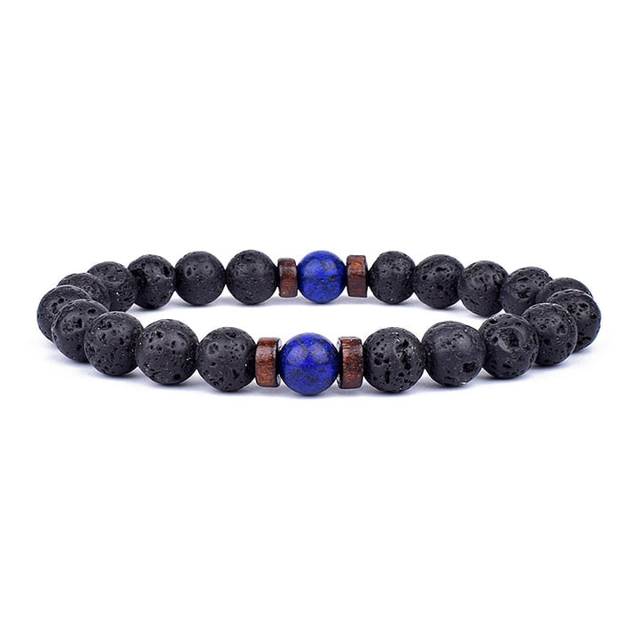 Stylish elegant stone bracelet, a black natural gemstone accessory perfect for any women's outfit.