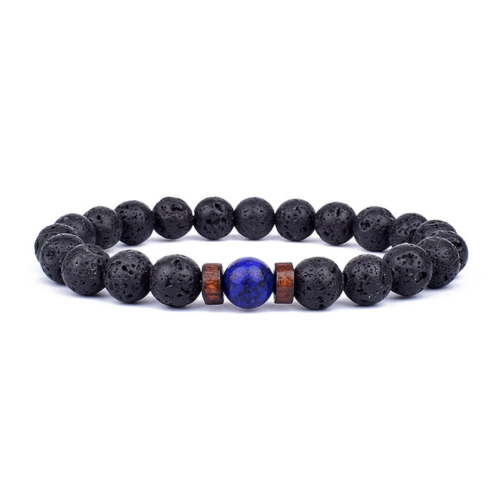 Natural blue gemstone bracelet for women, a stylish and elegant fashion accessory with timeless charm.