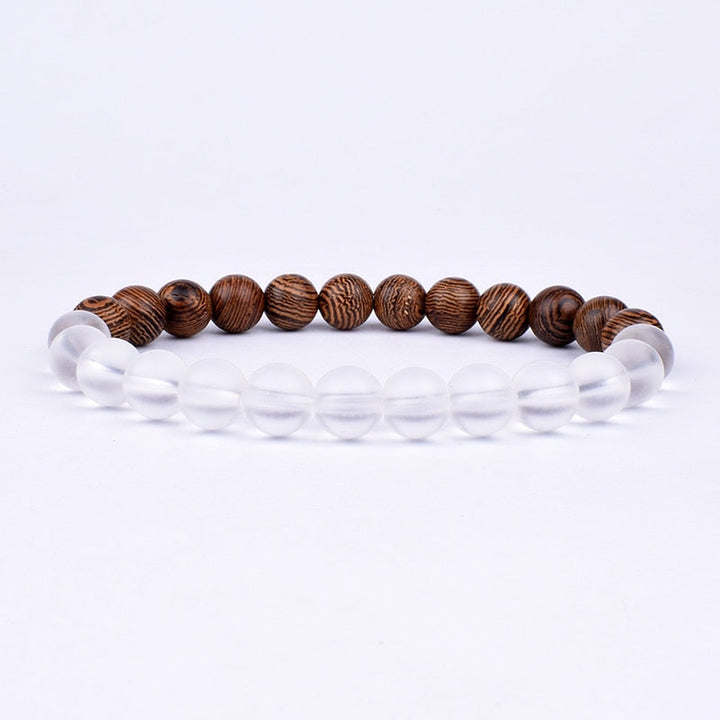 Stylish black stone bracelet for women, an elegant natural gemstone accessory with a chic appeal.