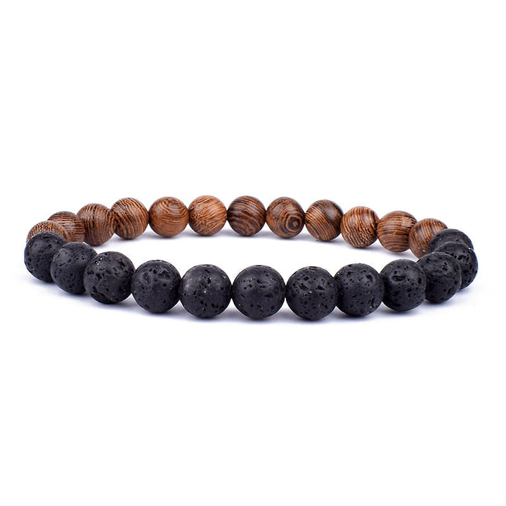 Black natural gemstone bracelet for women, an elegant fashion accessory, perfect for a refined look.