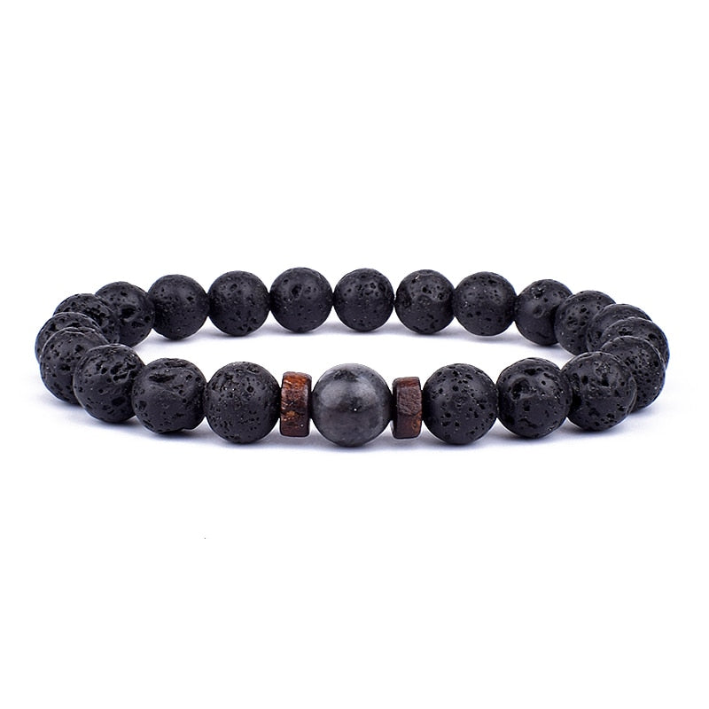 Stylish women's stone bracelet, an elegant natural gemstone accessory perfect for everyday wear.