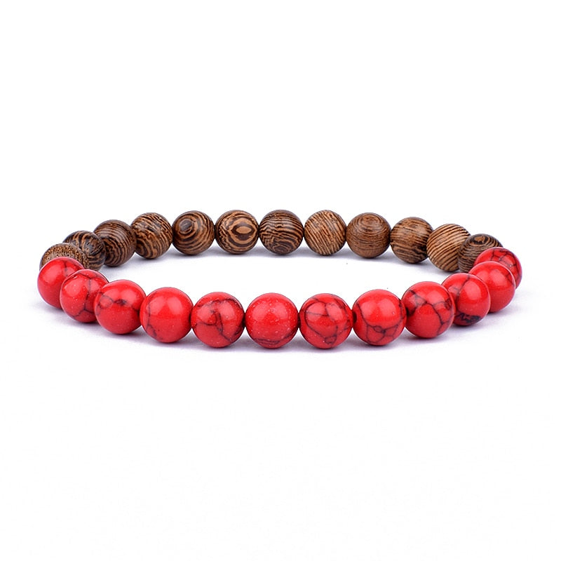 Chic black stone bracelet, a timeless women's fashion accessory crafted with natural gemstones.