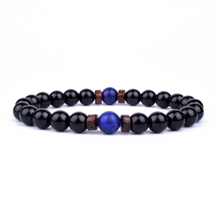 Elegant blue stone bracelet, a sophisticated natural gemstone accessory for women, perfect for gifting.